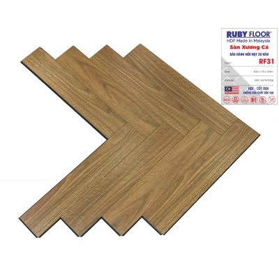 Ruby Floor 12mm Xương Cá