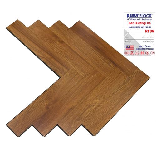 Ruby Floor 12mm Xương Cá