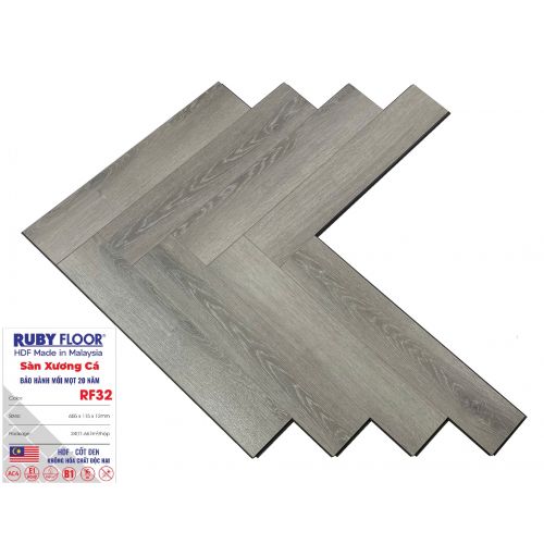 Ruby Floor 12mm Xương Cá